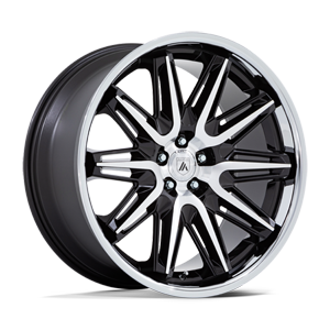 ABL-47 imperator gloss black machined with stainless steel lip