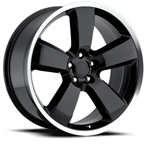 FR 61 gloss black with machined lip