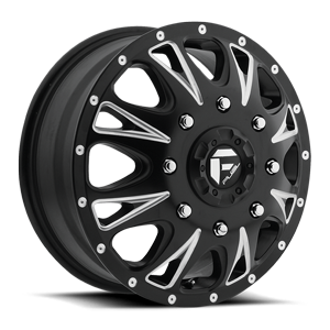 throttle dually front D513 matte black and milled