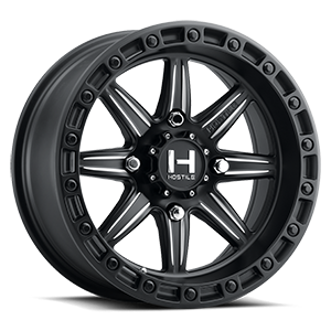 H109 alpha UTV satin black milled