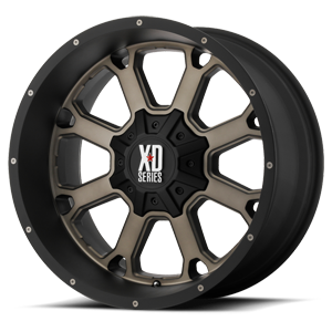 XD825 buck 25 matte black with dark tint