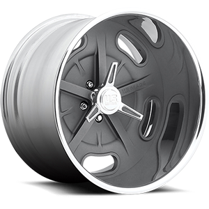 US Mags bonneville textured gunmetal and polished lip with optional K.O. cap