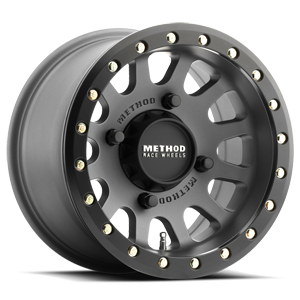 MR401 UTV titanium with matte black ring