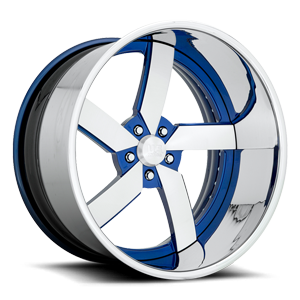 Torque U463 Nissan Daytona blue metallic with chrome lip