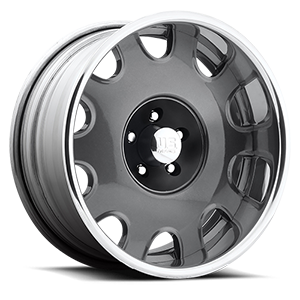 US Mags gloss gunmetal matte black with polished lip
